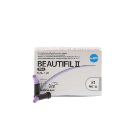 Shofu Beautifil II B1 Compules - Nano-Hybrid Composite with Fluoride Release Shofu Beautifil II B1 Compules - Nano-Hybrid Composite with Fluoride Release